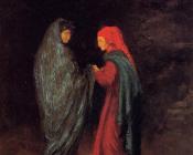 埃德加 德加 : Dante and Virgil at the Entrance to Hell